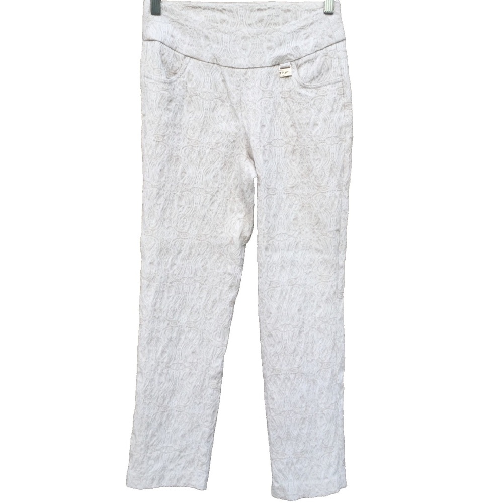 Lulu B Pull-On Brocade Pants